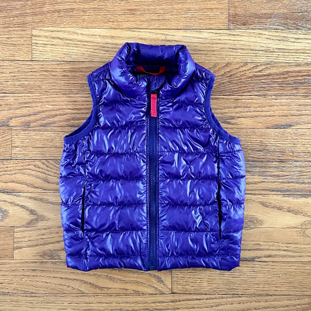 Primary Kids Lightweight Puffer Vest Grape 🍇 2T
